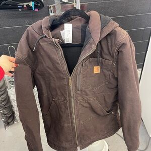Carhartt Brown Hooded Jacket